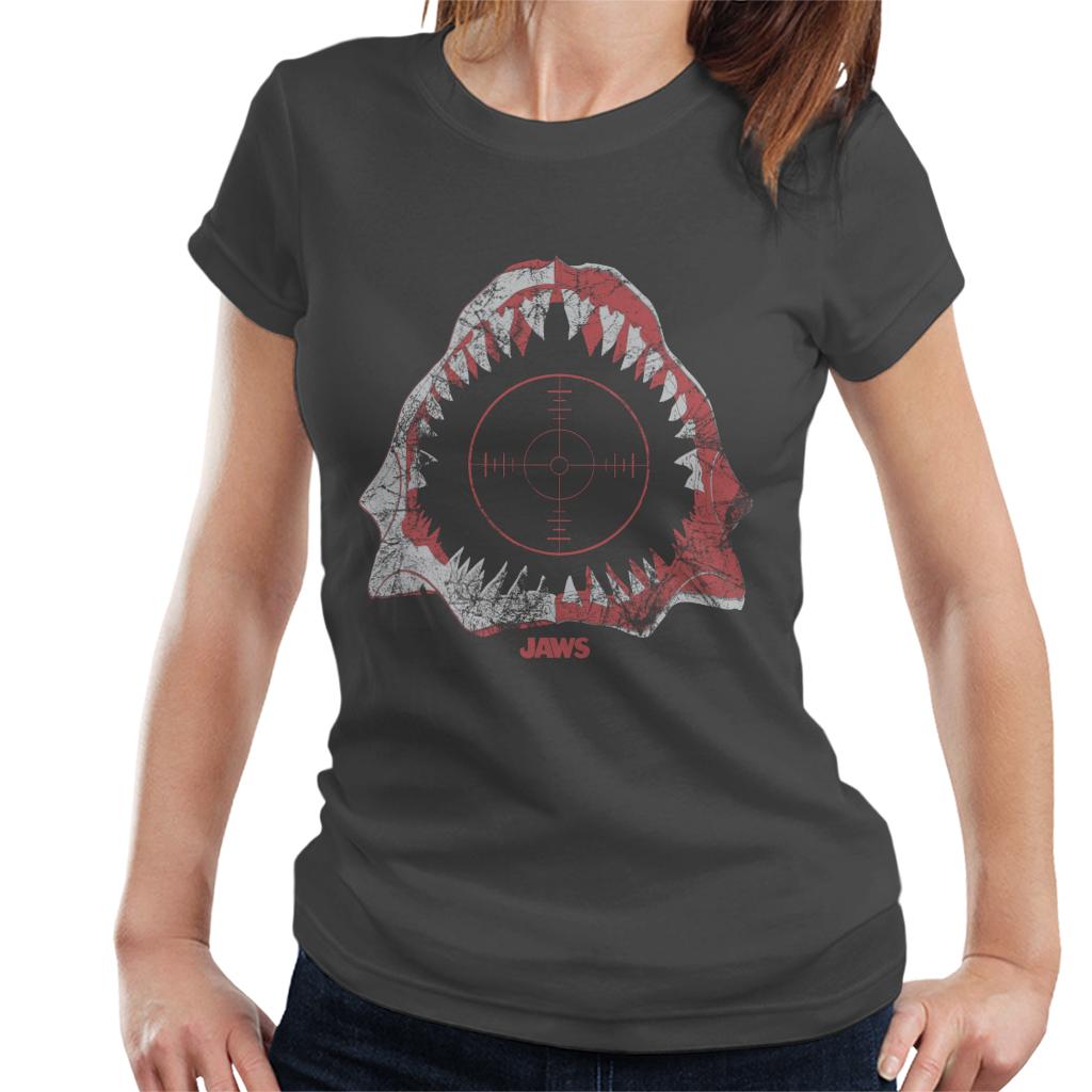 Jaws Cross Hairs Women's T-Shirt-ALL + EVERY