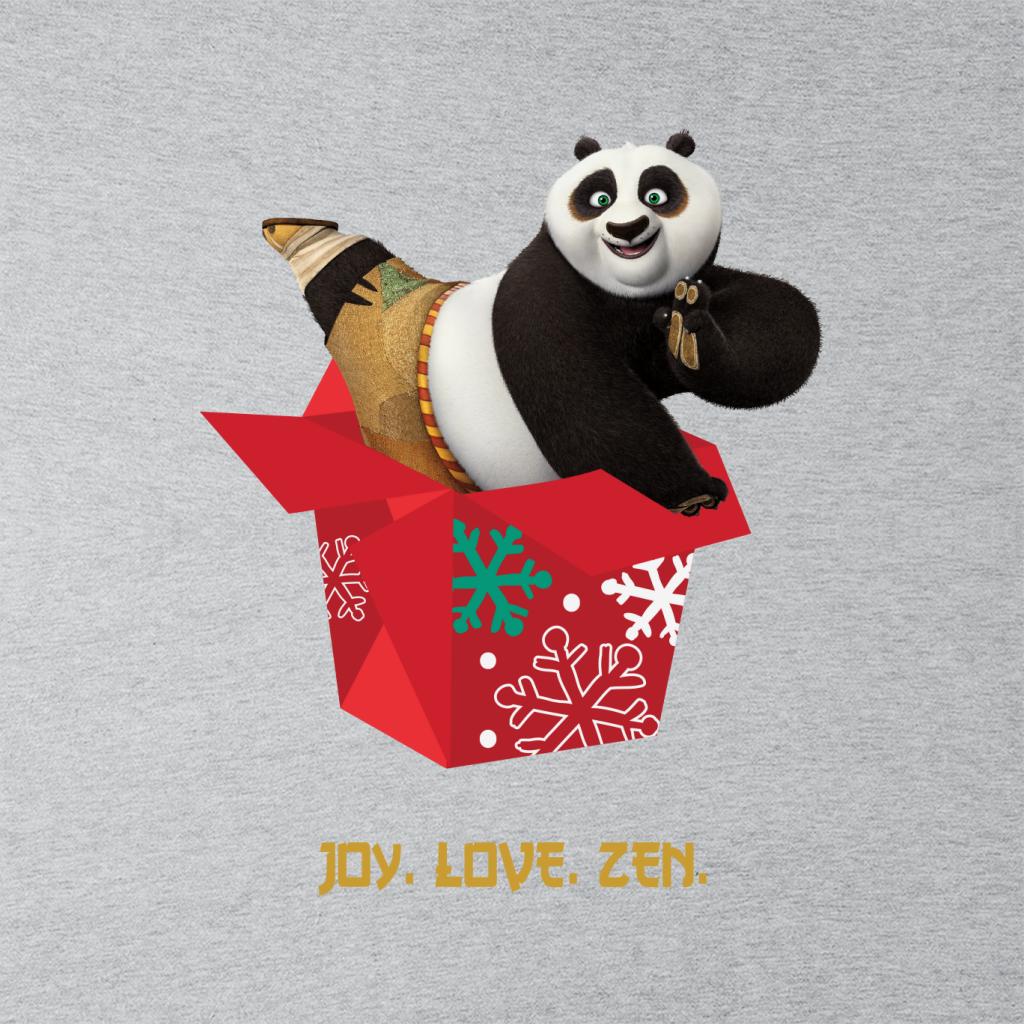 Kung Fu Panda Christmas Po Festive Box Kid's T-Shirt-ALL + EVERY