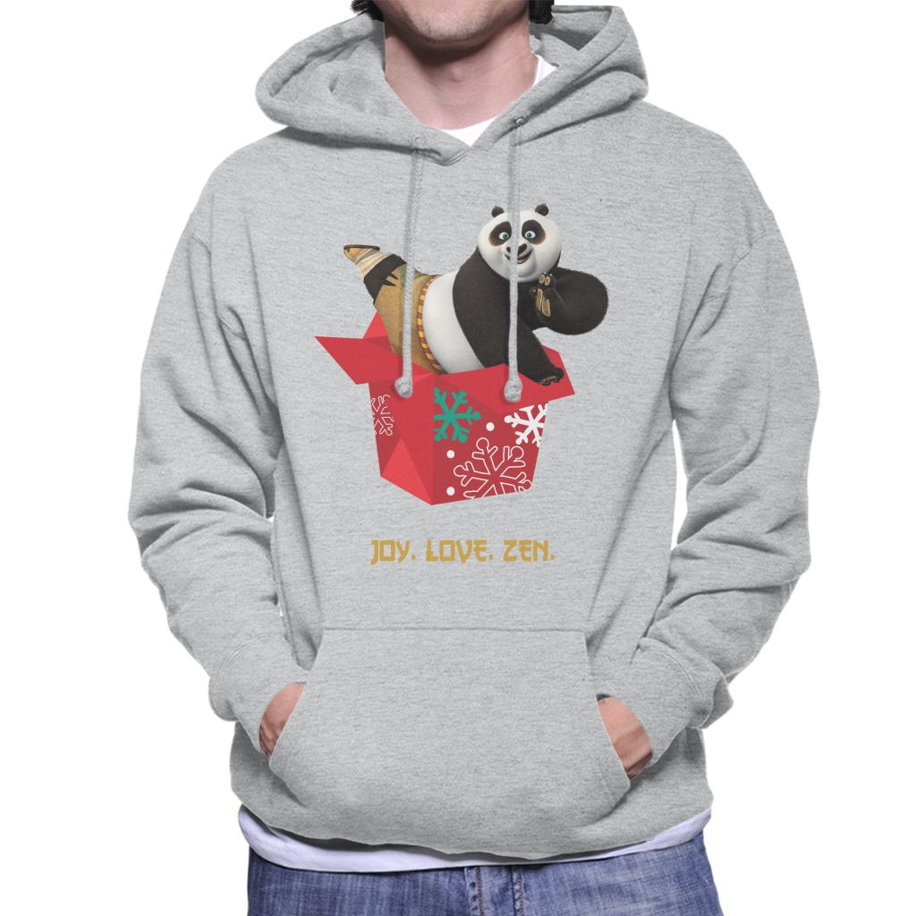 Kung Fu Panda Christmas Po Festive Box Men's Hooded Sweatshirt-ALL + EVERY