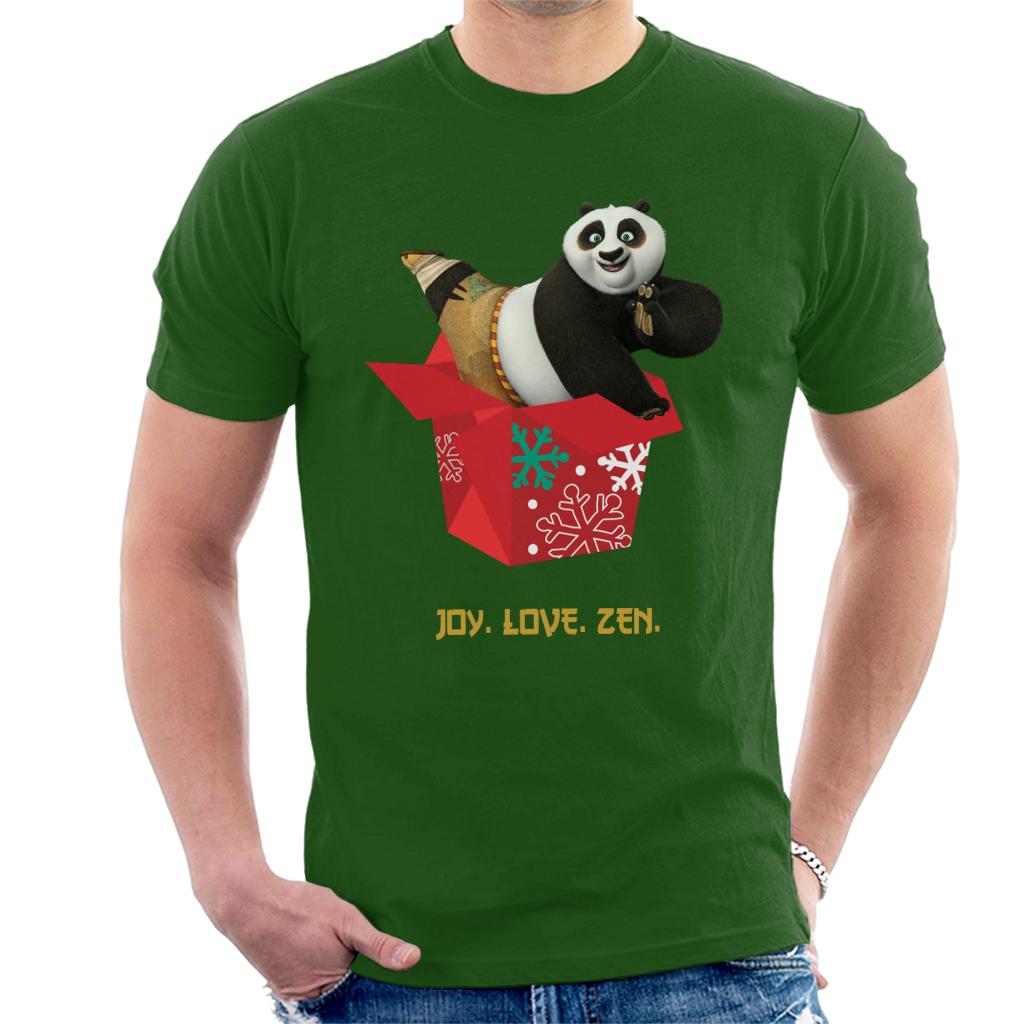 Kung Fu Panda Christmas Po Festive Box Men's T-Shirt-ALL + EVERY