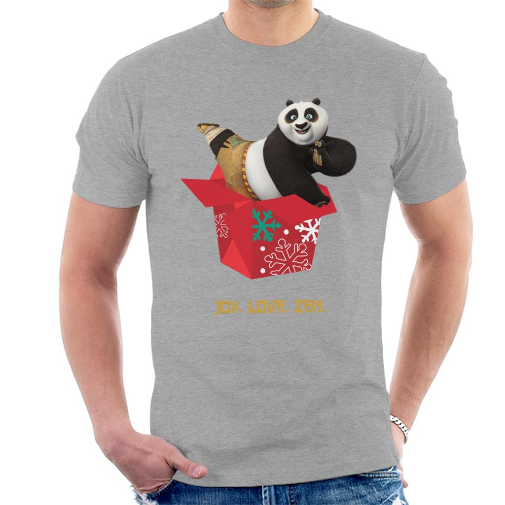 Kung Fu Panda Christmas Po Festive Box Men's T-Shirt-ALL + EVERY