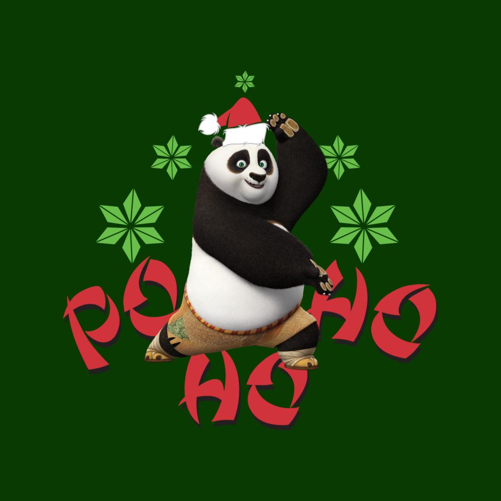 Kung Fu Panda Christmas Po Ho Ho Kid's Hooded Sweatshirt-ALL + EVERY