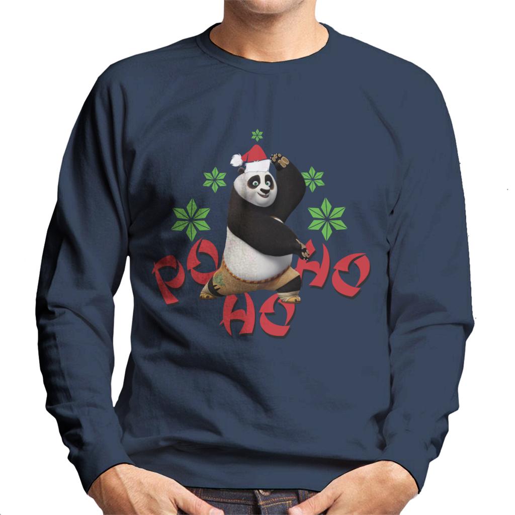 Kung Fu Panda Christmas Po Ho Ho Men's Sweatshirt-ALL + EVERY