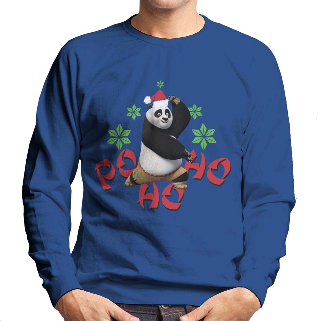 Kung Fu Panda Christmas Po Ho Ho Men's Sweatshirt-ALL + EVERY