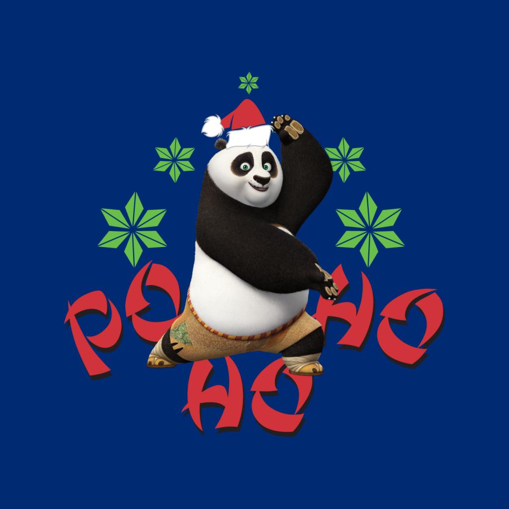 Kung Fu Panda Christmas Po Ho Ho Men's T-Shirt-ALL + EVERY