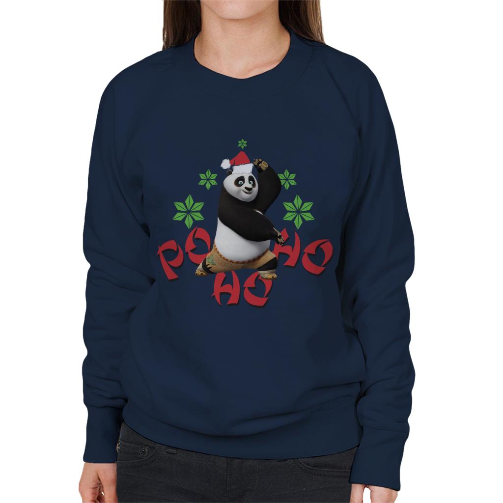 Kung Fu Panda Christmas Po Ho Ho Women's Sweatshirt-ALL + EVERY