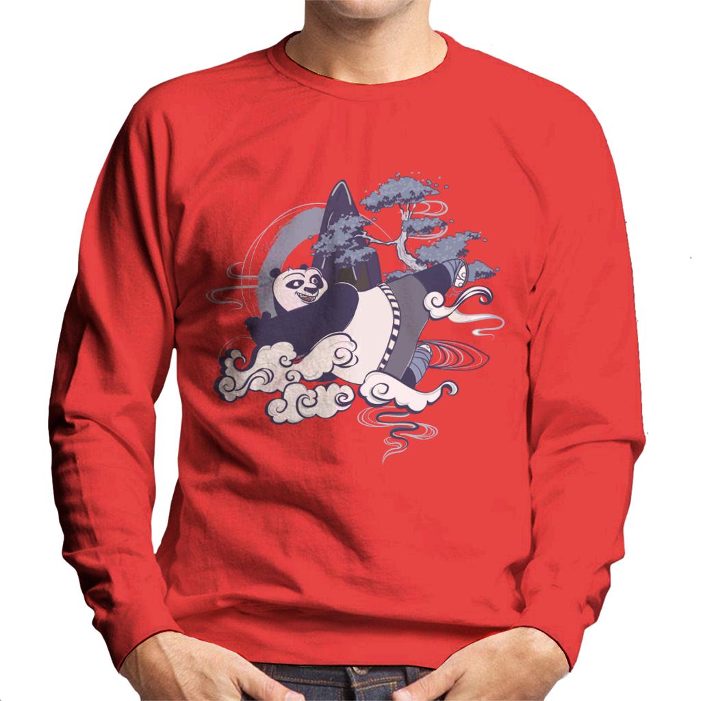 Kung Fu Panda Po Training Men's Sweatshirt-ALL + EVERY