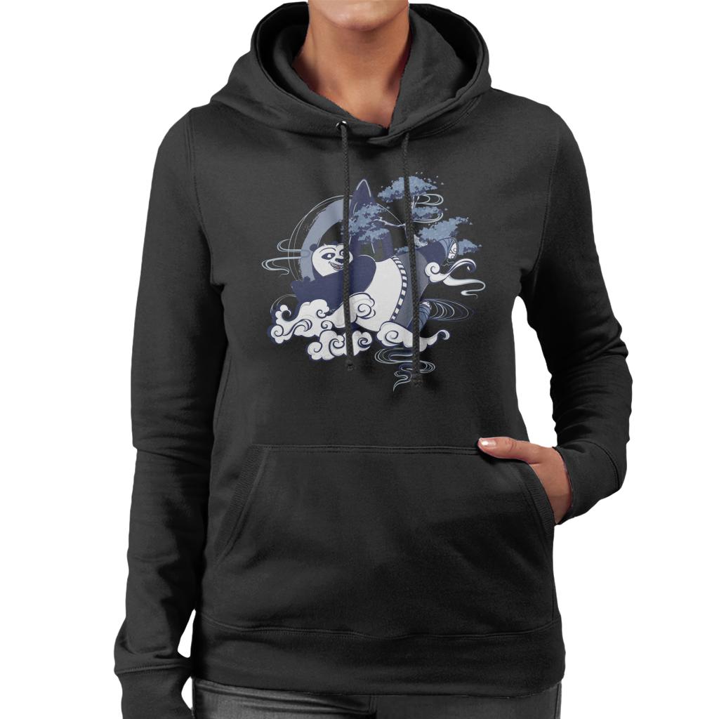 Kung Fu Panda Po Training Women's Hooded Sweatshirt-ALL + EVERY