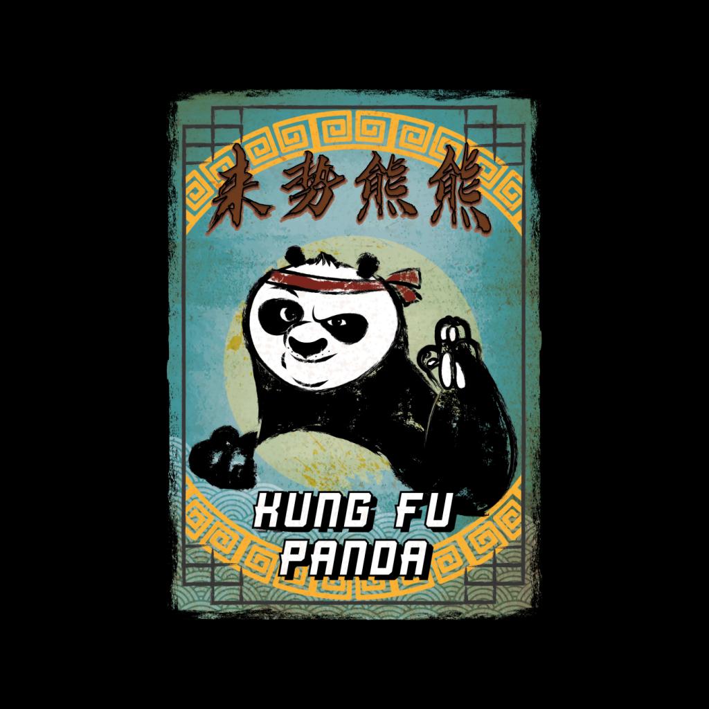 Kung Fu Panda Po Kanji Crayon Men's T-Shirt-ALL + EVERY