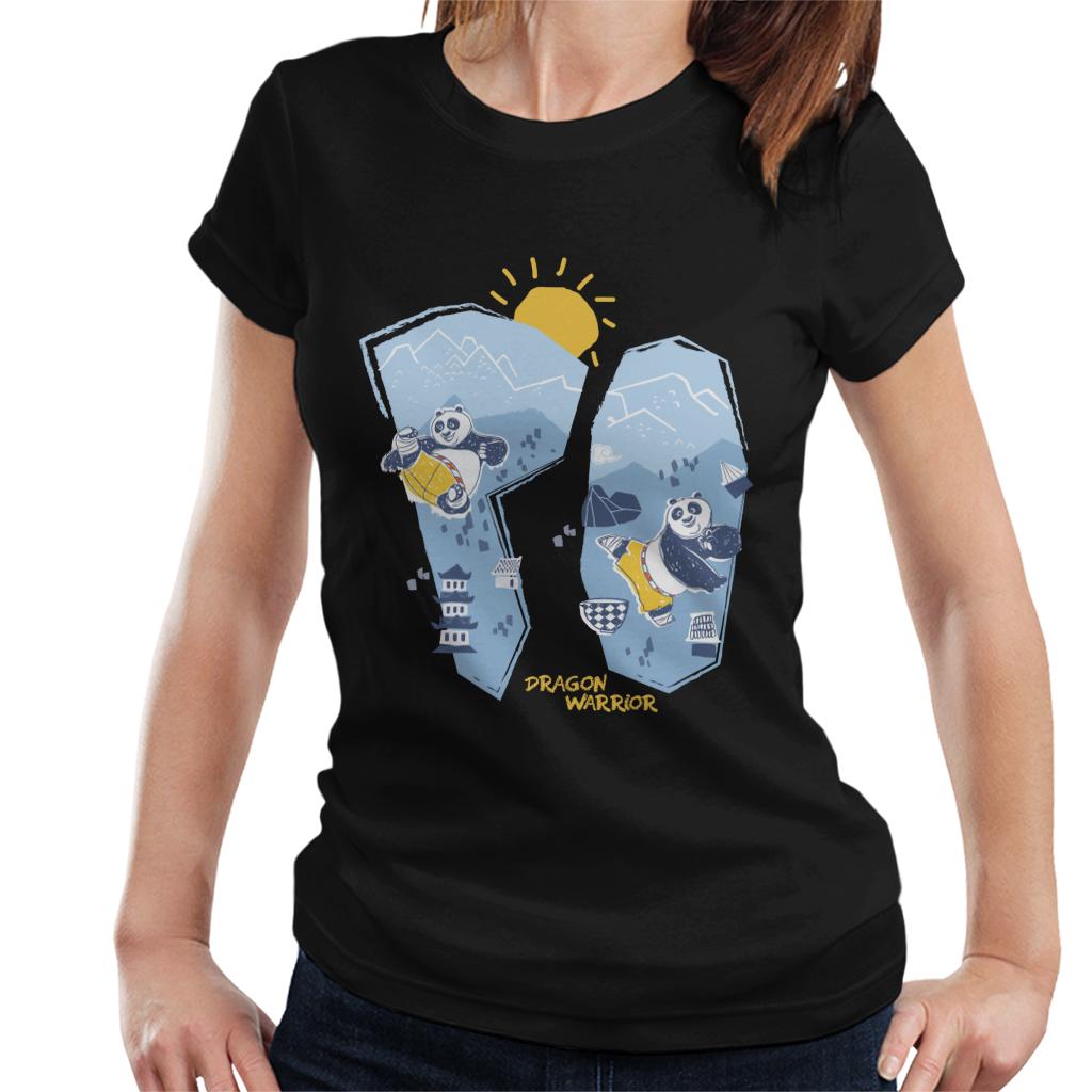 Kung Fu Panda Po Dragon Warrior Women's T-Shirt-ALL + EVERY