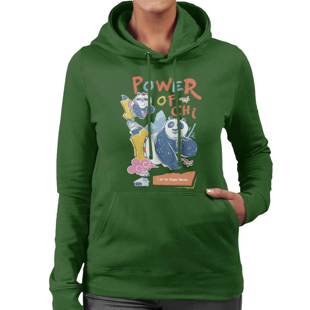 Kung Fu Panda Po Power Of Chi Women's Hooded Sweatshirt-ALL + EVERY