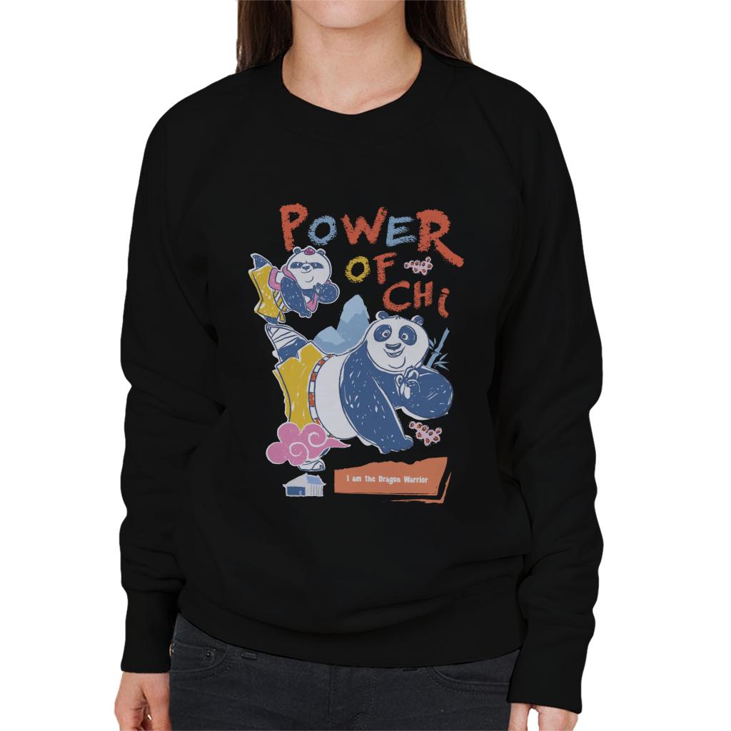 Kung Fu Panda Po Power Of Chi Women's Sweatshirt-ALL + EVERY