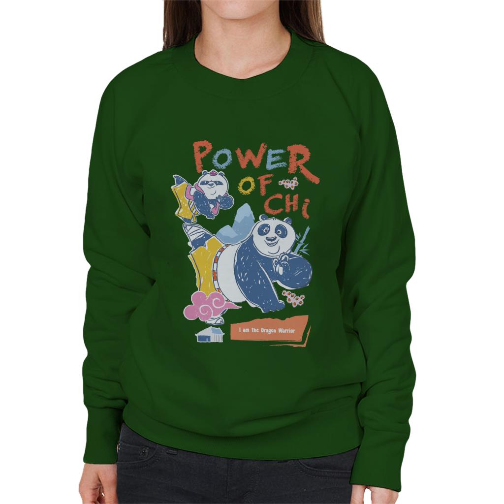 Kung Fu Panda Po Power Of Chi Women's Sweatshirt-ALL + EVERY