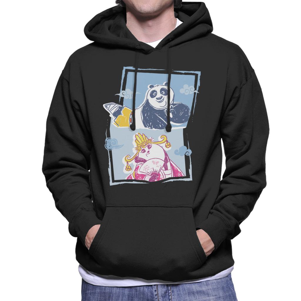 Kung Fu Panda Po And Mei Mei Men's Hooded Sweatshirt-ALL + EVERY