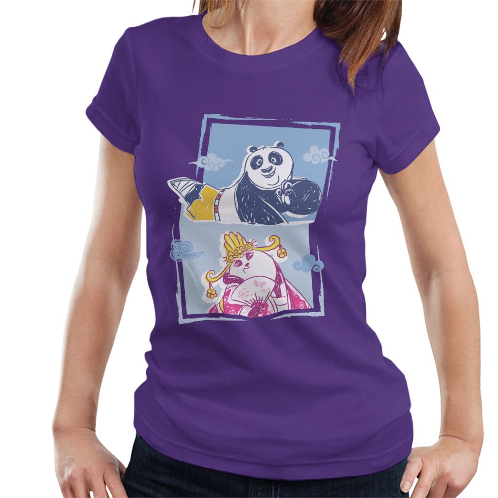 Kung Fu Panda Po And Mei Mei Women's T-Shirt-ALL + EVERY