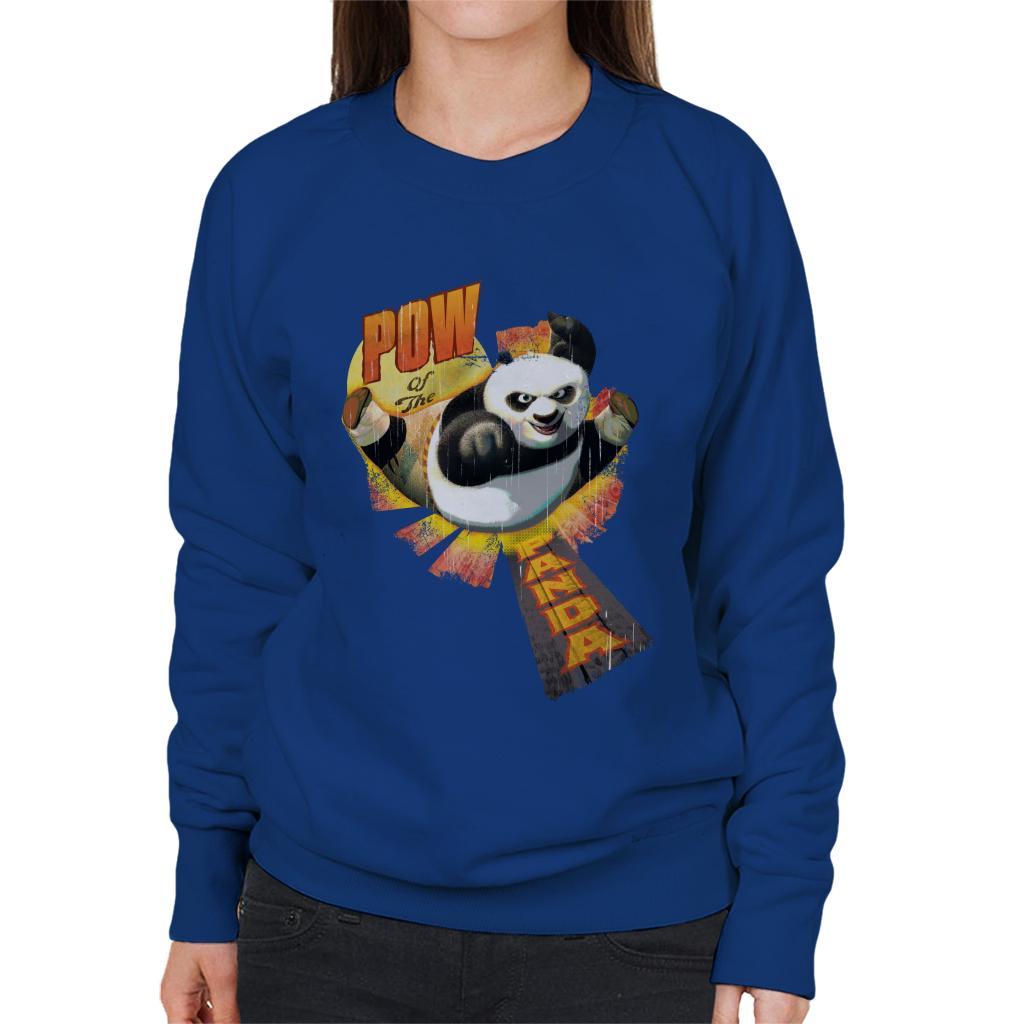 Kung Fu Panda Po Pow Of The Panda Women's Sweatshirt-ALL + EVERY