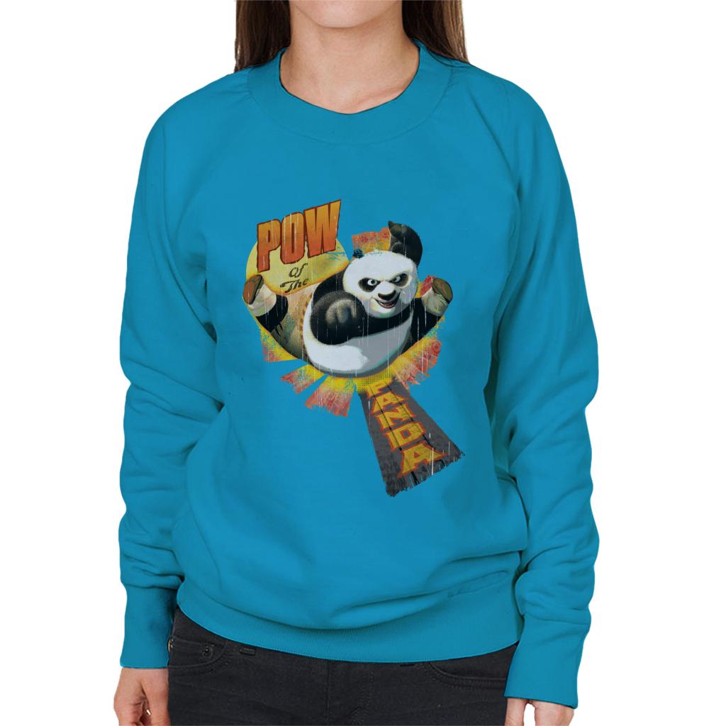 Kung Fu Panda Po Pow Of The Panda Women's Sweatshirt-ALL + EVERY