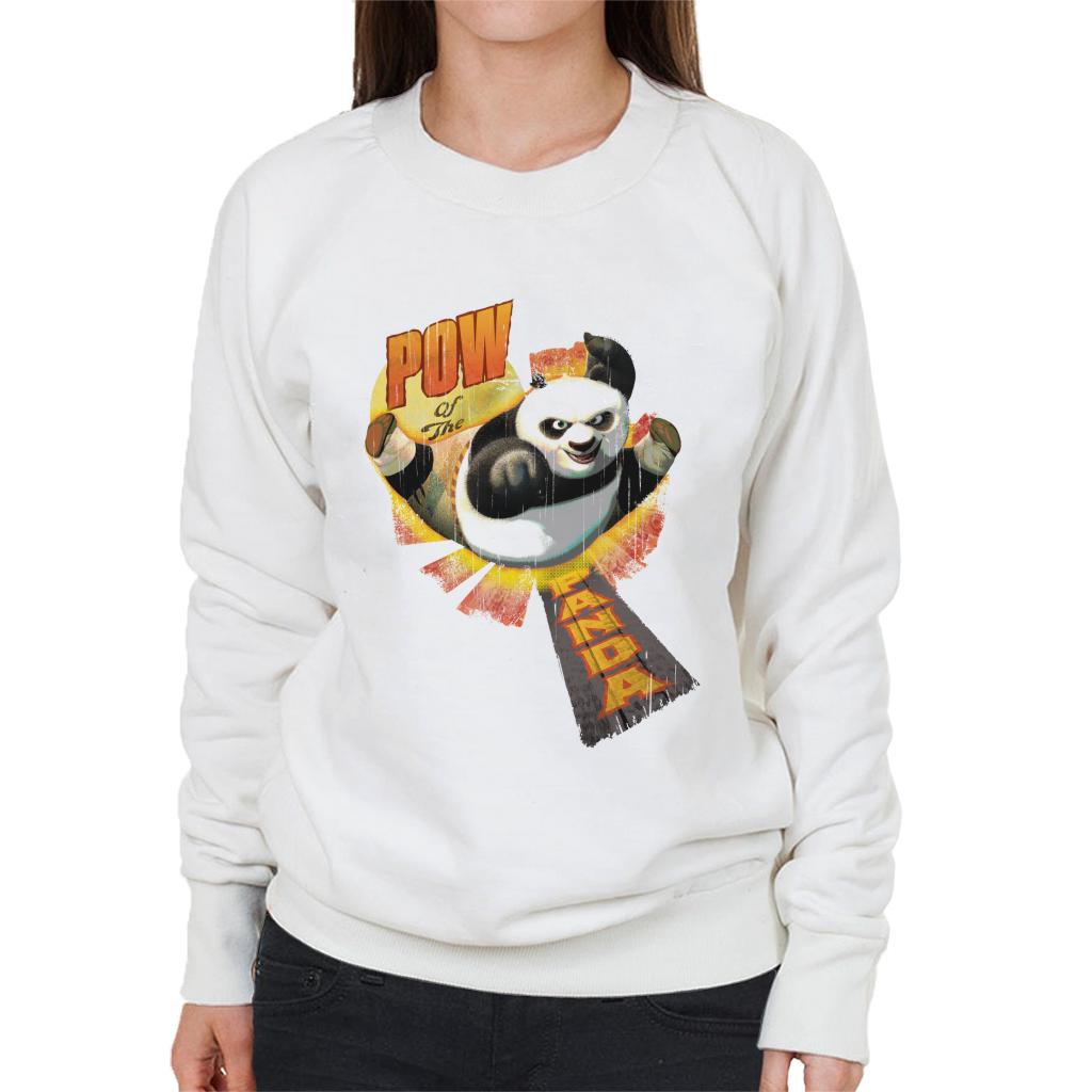 Kung Fu Panda Po Pow Of The Panda Women's Sweatshirt-ALL + EVERY