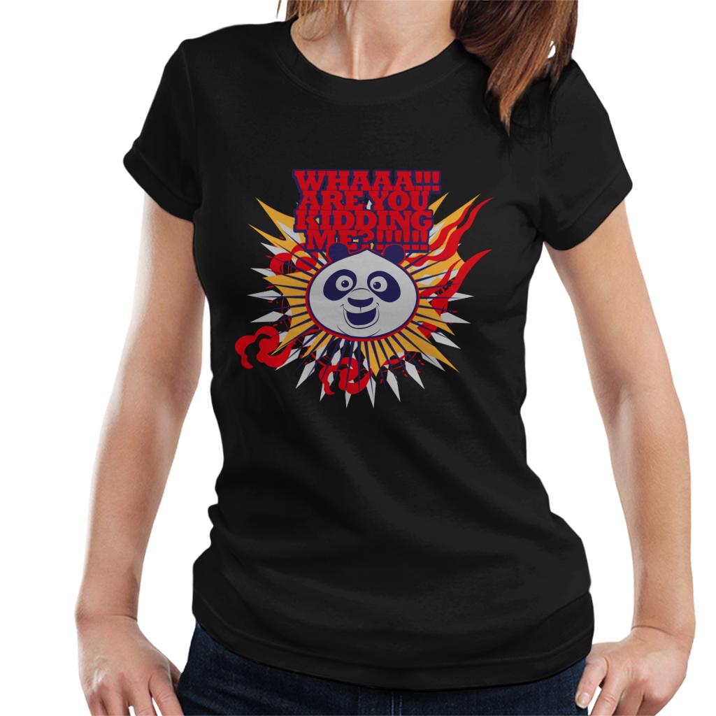 Kung Fu Panda Po Whaaa Are You Kidding Me Women's T-Shirt-ALL + EVERY