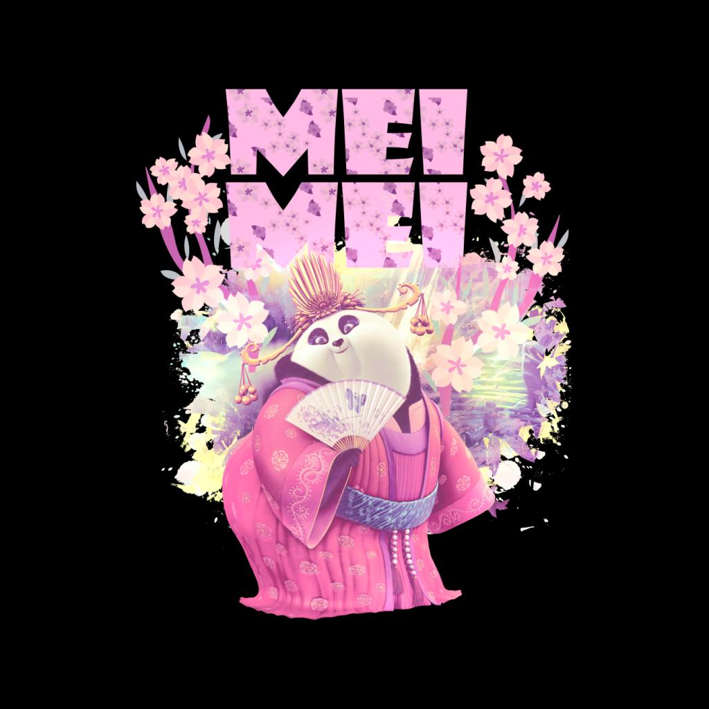 Kung Fu Panda Mei Mei Floral Men's T-Shirt-ALL + EVERY