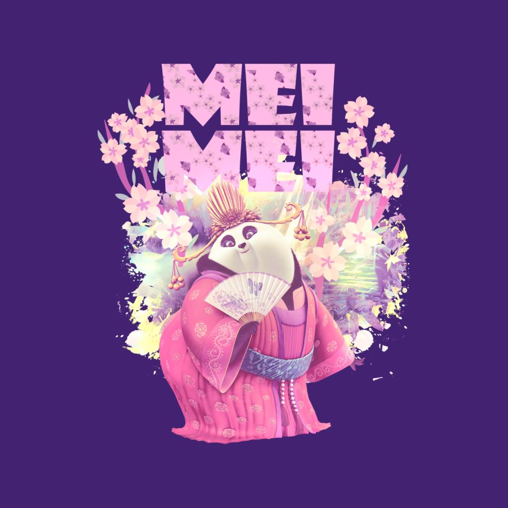 Kung Fu Panda Mei Mei Floral Women's T-Shirt-ALL + EVERY