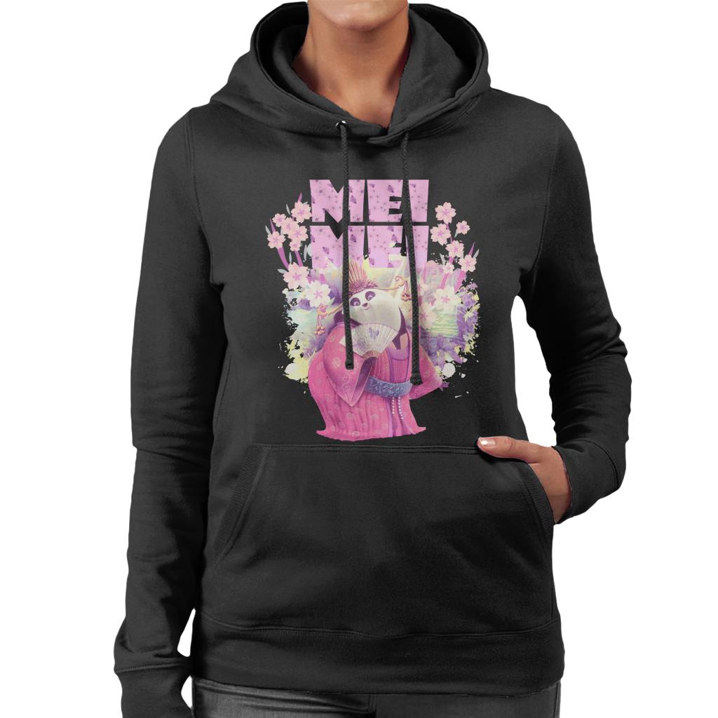 Kung Fu Panda Mei Mei Floral Women's Hooded Sweatshirt-ALL + EVERY