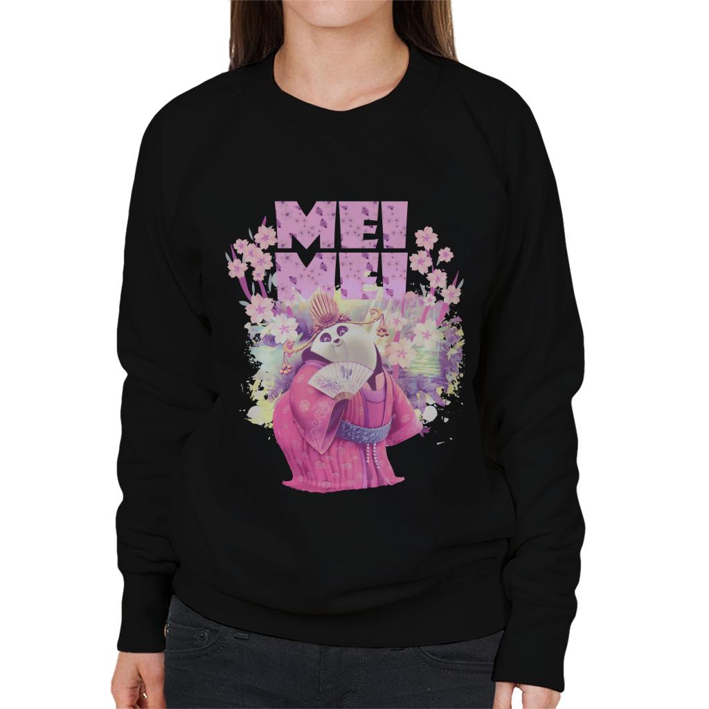 Kung Fu Panda Mei Mei Floral Women's Sweatshirt-ALL + EVERY