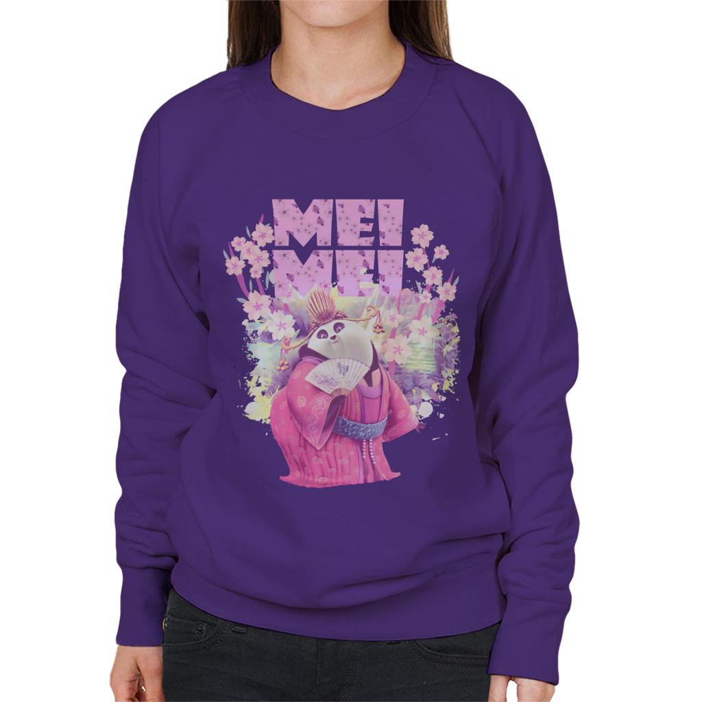 Kung Fu Panda Mei Mei Floral Women's Sweatshirt-ALL + EVERY