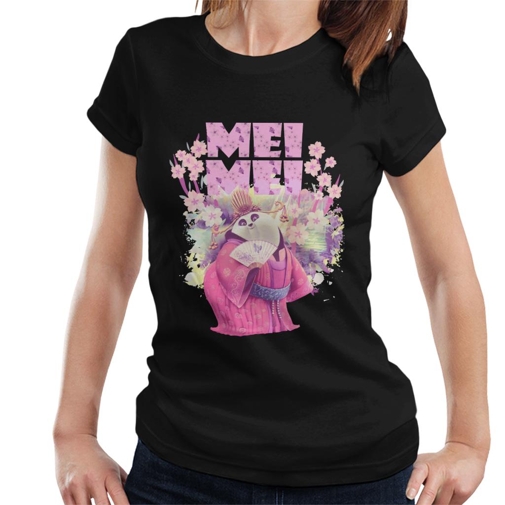 Kung Fu Panda Mei Mei Floral Women's T-Shirt-ALL + EVERY