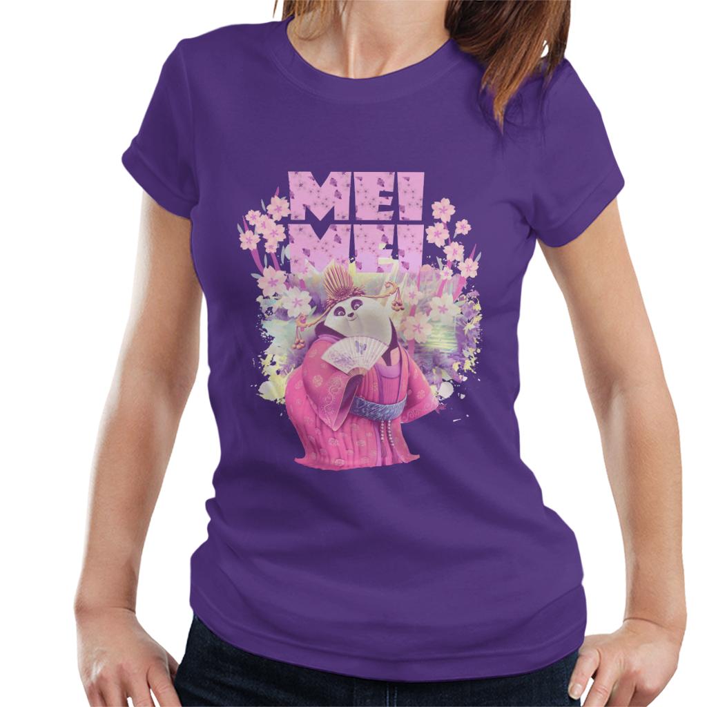Kung Fu Panda Mei Mei Floral Women's T-Shirt-ALL + EVERY