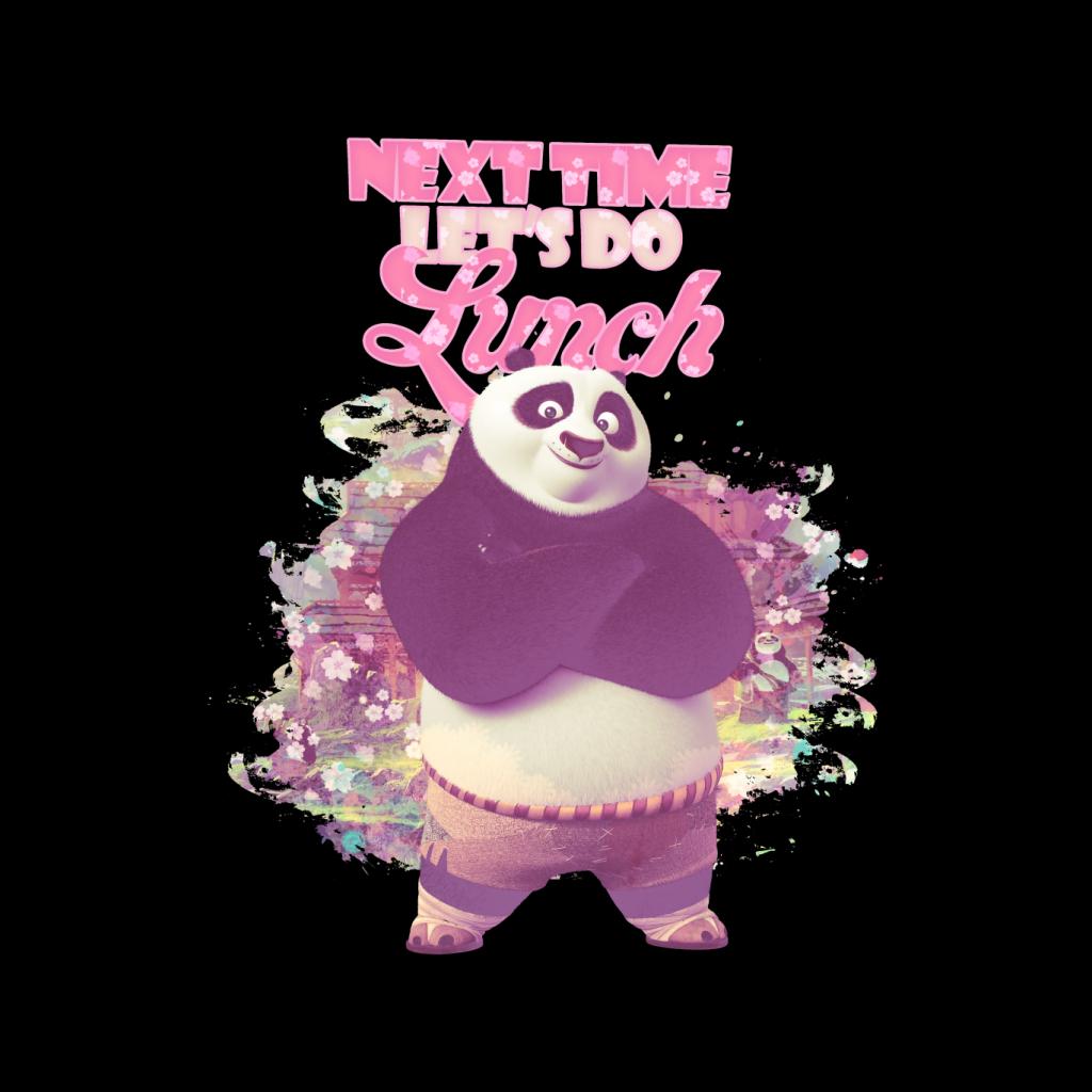 Kung Fu Panda Po Next Time Lets Do Lunch Men's Hooded Sweatshirt-ALL + EVERY