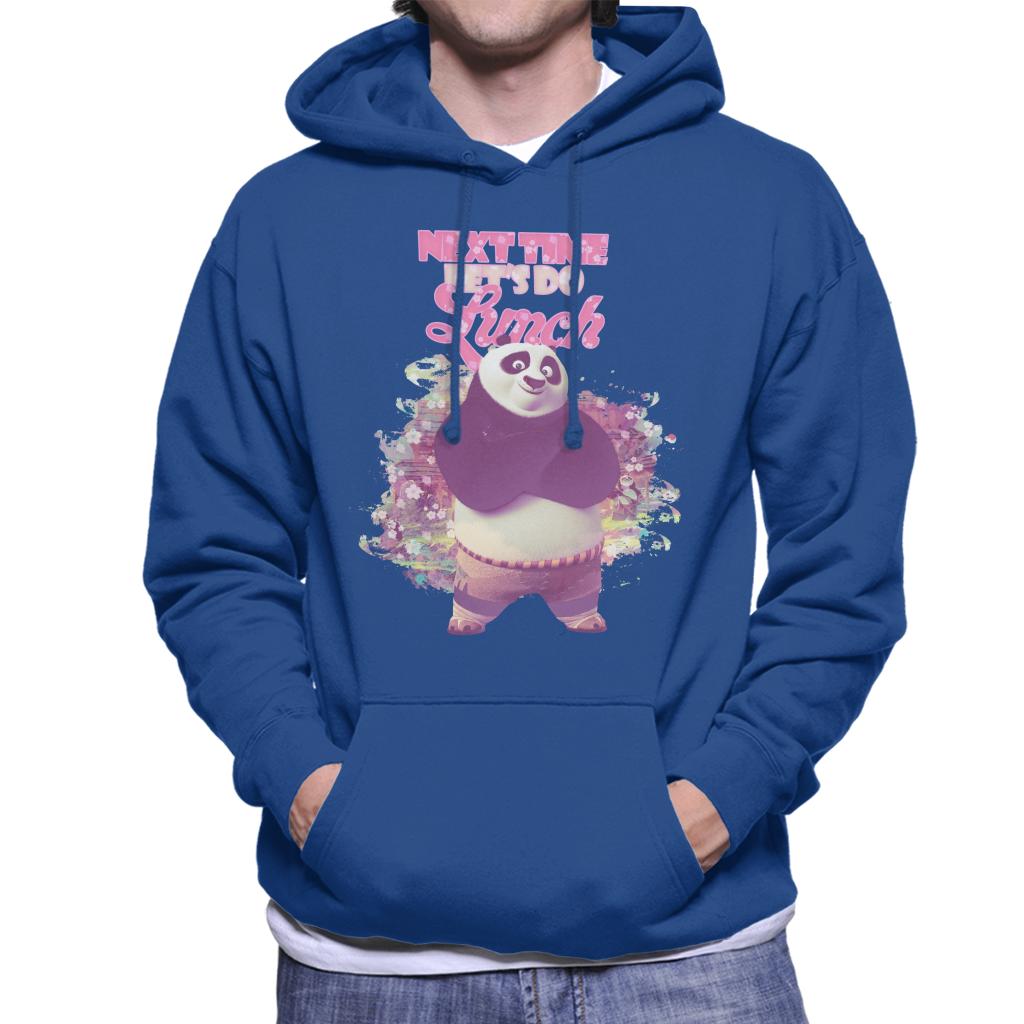 Kung Fu Panda Po Next Time Lets Do Lunch Men's Hooded Sweatshirt-ALL + EVERY