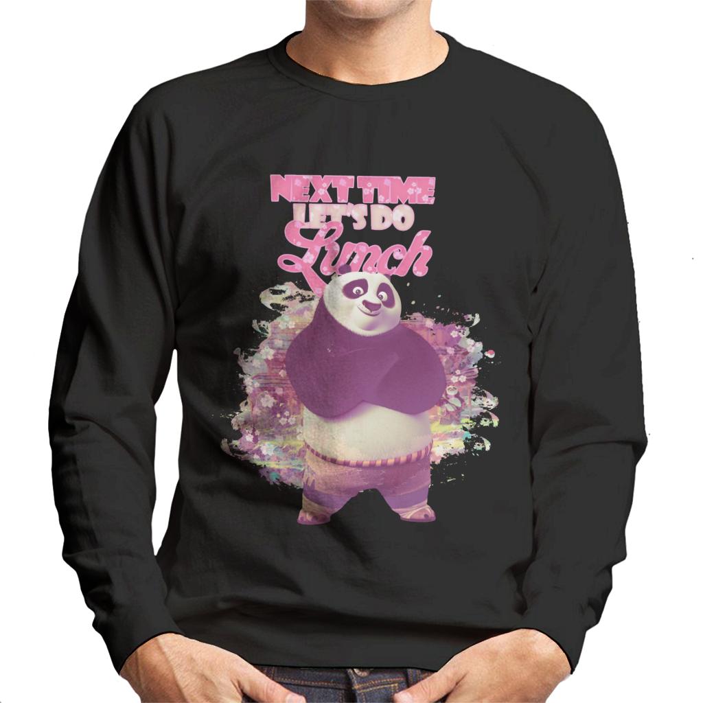 Kung Fu Panda Po Next Time Lets Do Lunch Men's Sweatshirt-ALL + EVERY