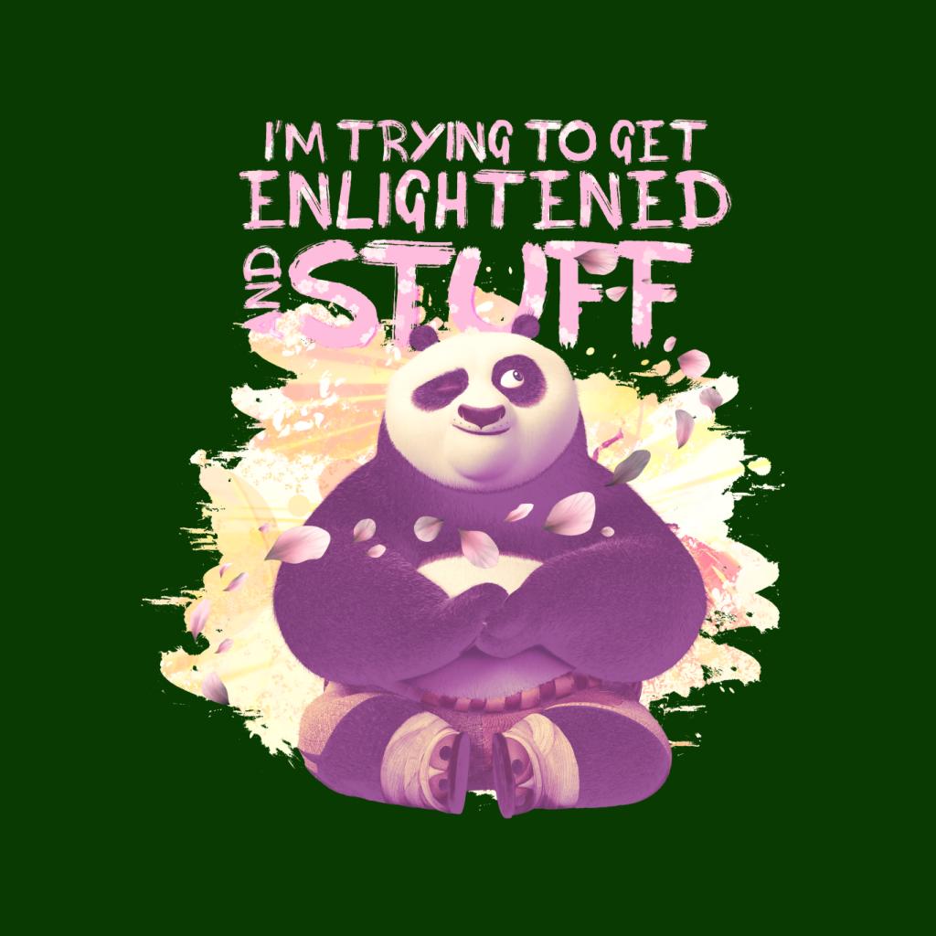 Kung Fu Panda Po Im Trying To Get Enlightened Men's T-Shirt-ALL + EVERY