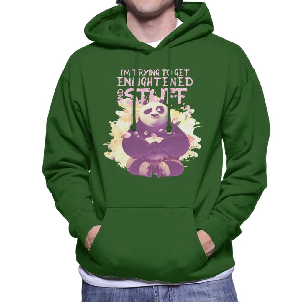 Kung Fu Panda Po Im Trying To Get Enlightened Men's Hooded Sweatshirt-ALL + EVERY