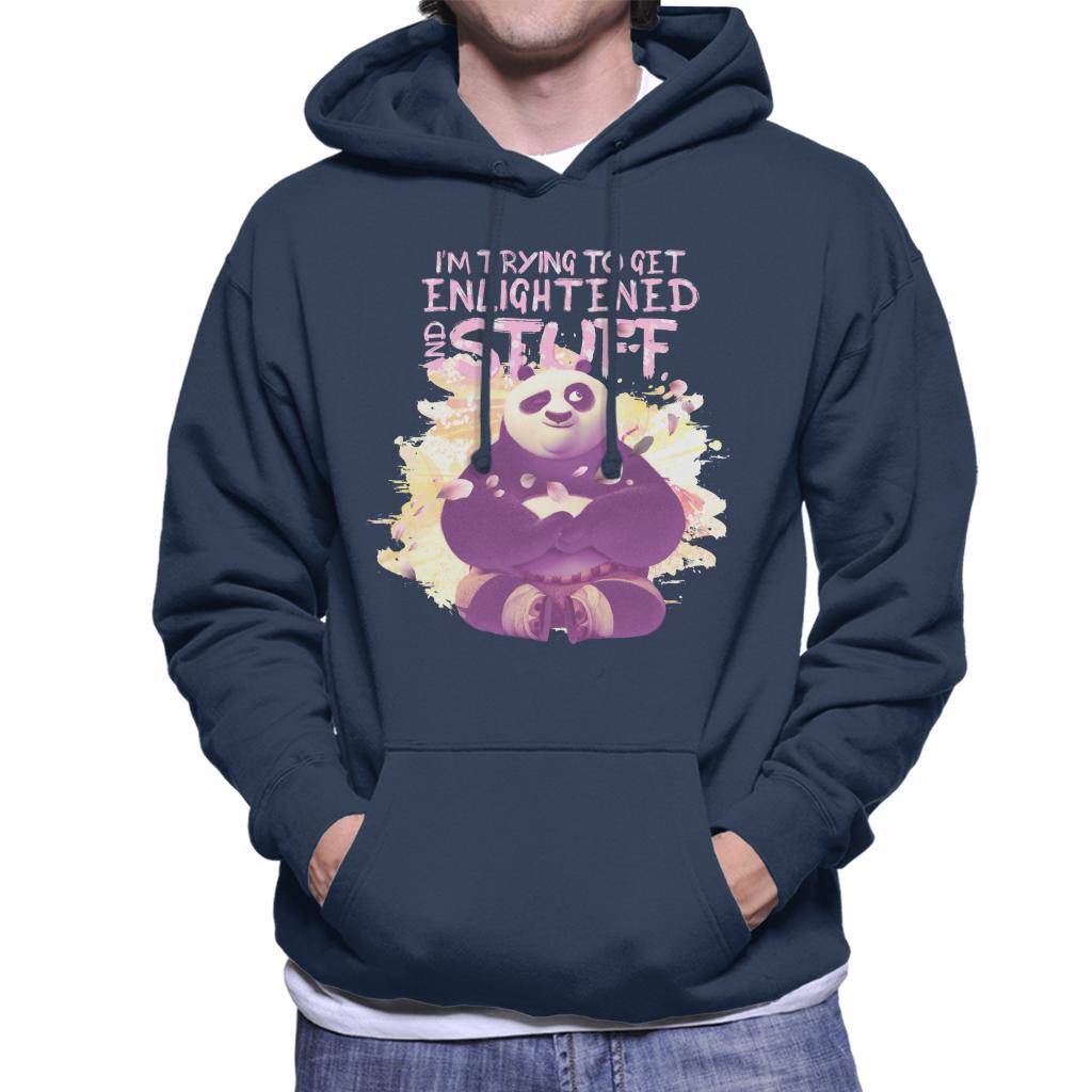 Kung Fu Panda Po Im Trying To Get Enlightened Men's Hooded Sweatshirt-ALL + EVERY