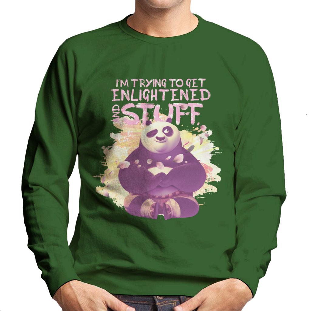 Kung Fu Panda Po Im Trying To Get Enlightened Men's Sweatshirt-ALL + EVERY