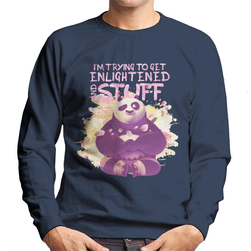 Kung Fu Panda Po Im Trying To Get Enlightened Men's Sweatshirt-ALL + EVERY