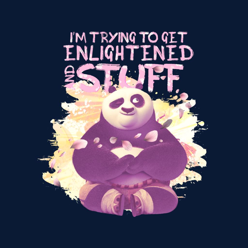 Kung Fu Panda Po Im Trying To Get Enlightened Men's T-Shirt-ALL + EVERY