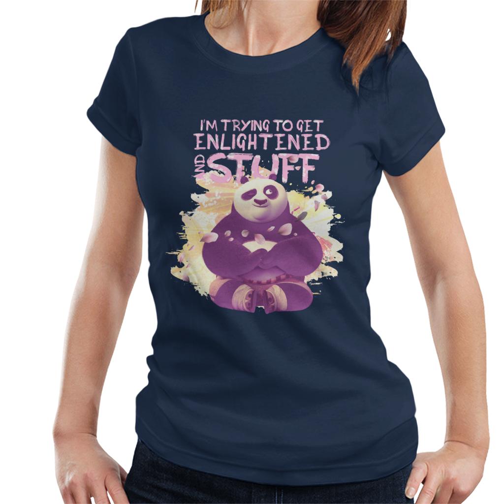 Kung Fu Panda Po Im Trying To Get Enlightened Women's T-Shirt-ALL + EVERY