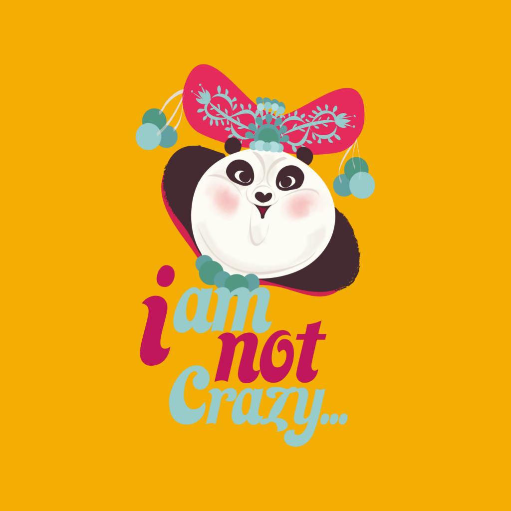 Kung Fu Panda Mei Mei I Am Not Crazy Women's Hooded Sweatshirt-ALL + EVERY