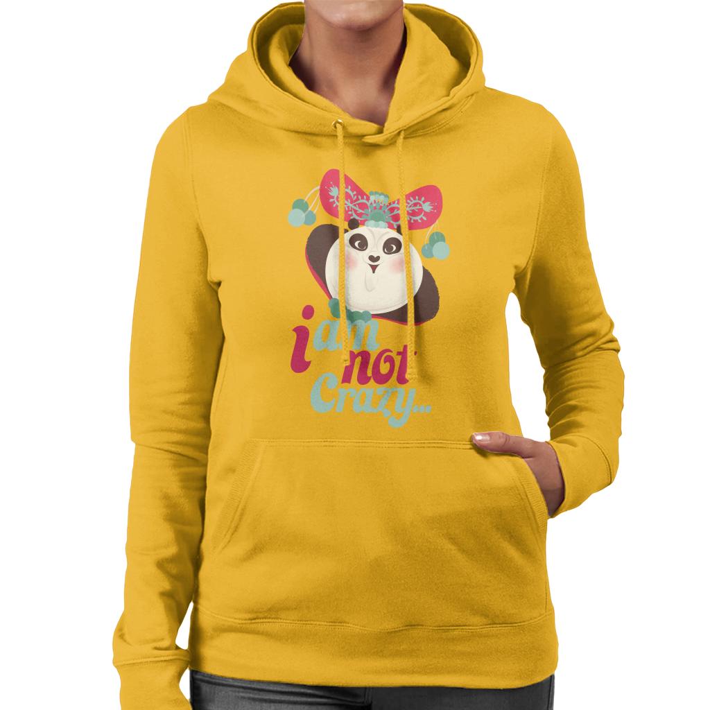 Kung Fu Panda Mei Mei I Am Not Crazy Women's Hooded Sweatshirt-ALL + EVERY