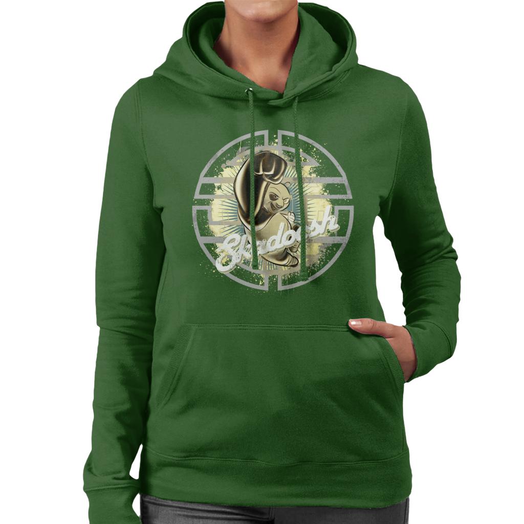 Kung Fu Panda Po Skadoosh Women's Hooded Sweatshirt-ALL + EVERY