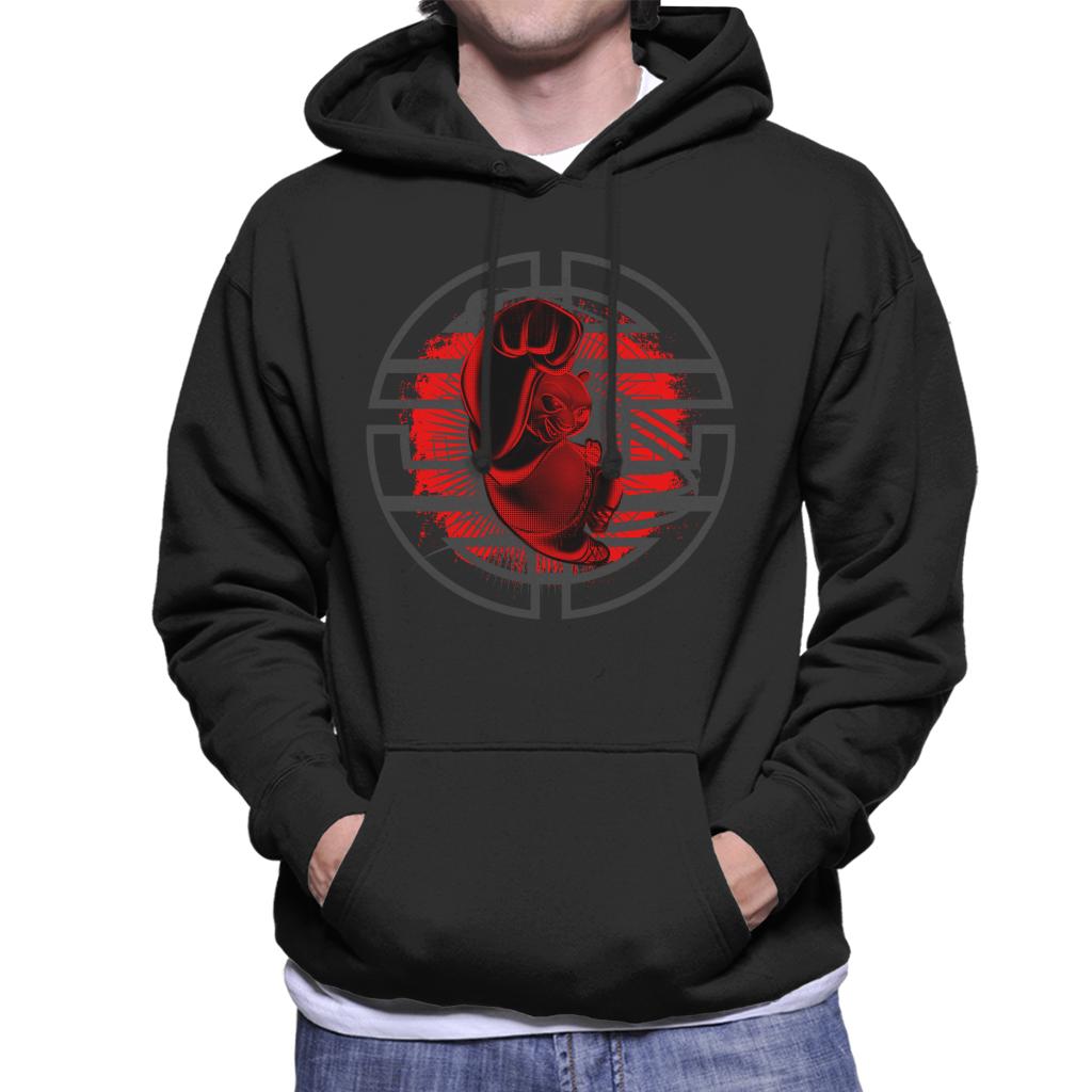 Kung Fu Panda Po Red Punch Men's Hooded Sweatshirt-ALL + EVERY