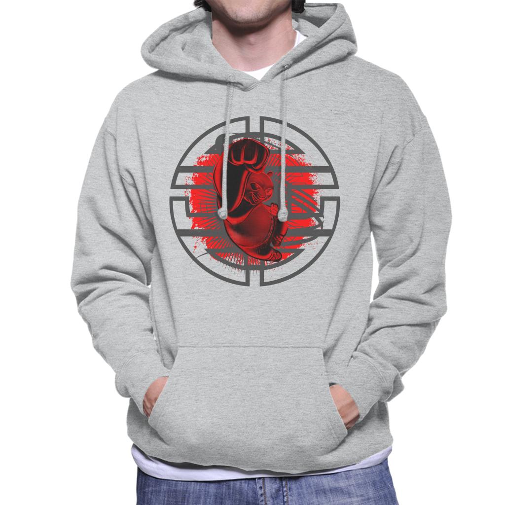 Kung Fu Panda Po Red Punch Men's Hooded Sweatshirt-ALL + EVERY