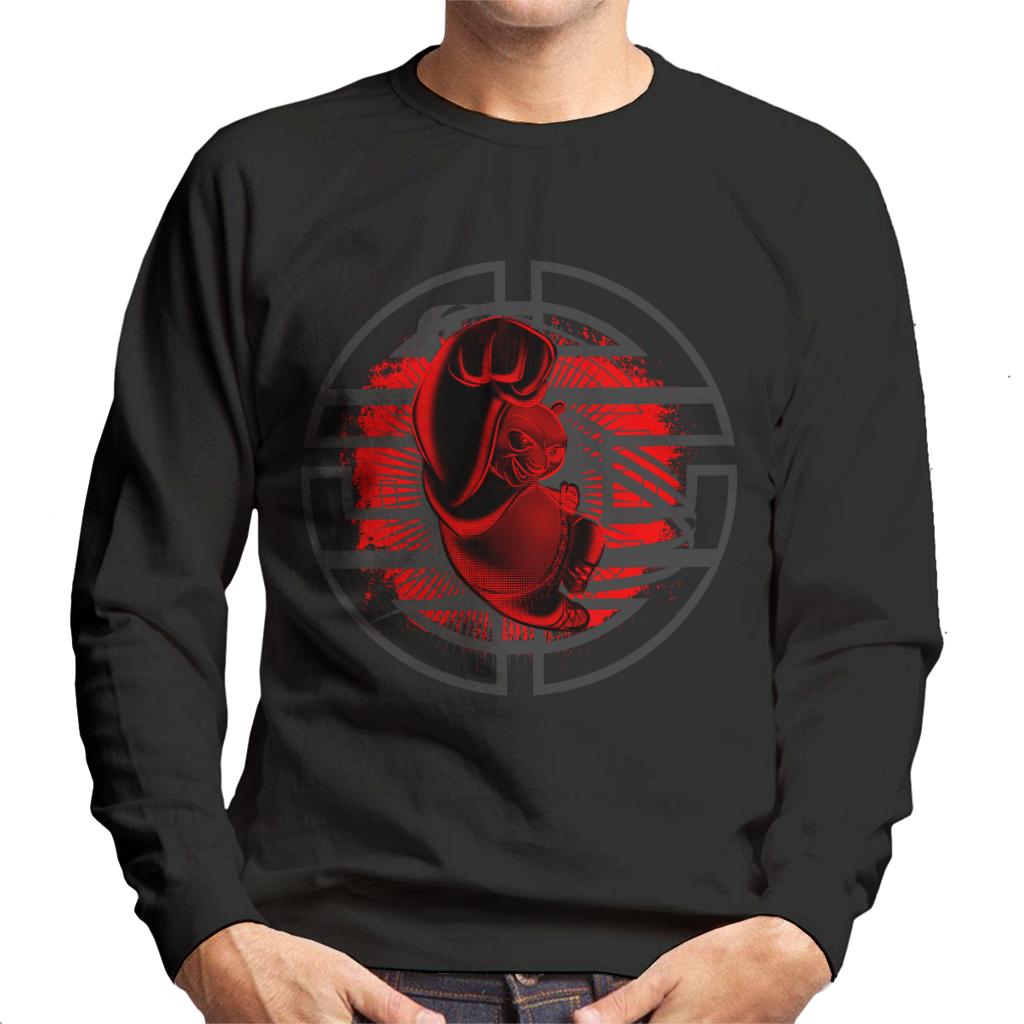 Kung Fu Panda Po Red Punch Men's Sweatshirt-ALL + EVERY