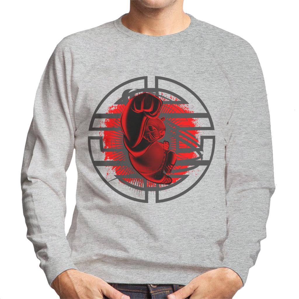 Kung Fu Panda Po Red Punch Men's Sweatshirt-ALL + EVERY