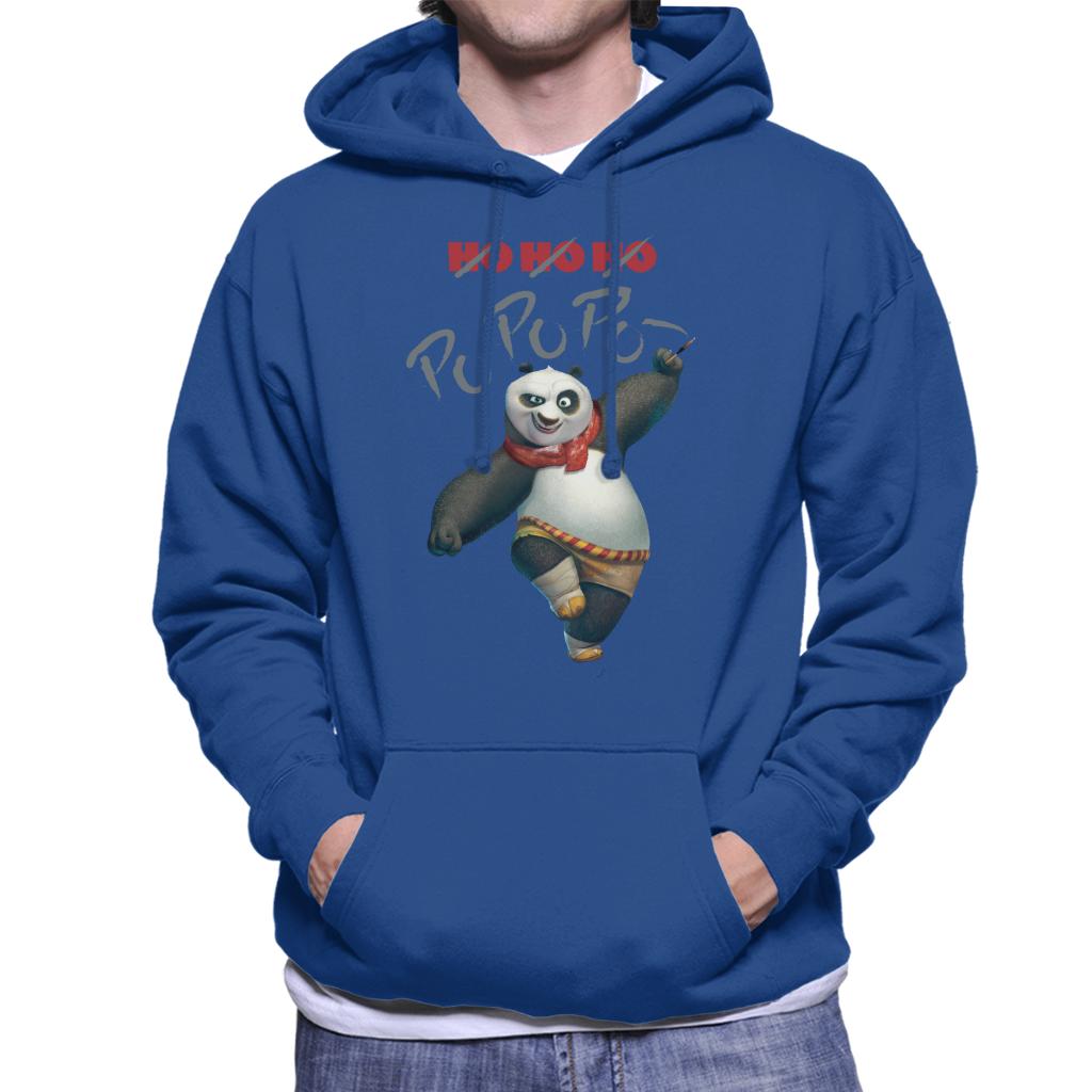 Kung Fu Panda Christmas Ho Ho Ho Po Po Po Men's Hooded Sweatshirt-ALL + EVERY