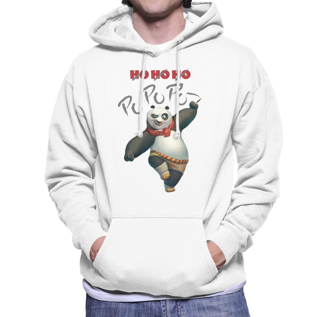 Kung Fu Panda Christmas Ho Ho Ho Po Po Po Men's Hooded Sweatshirt-ALL + EVERY