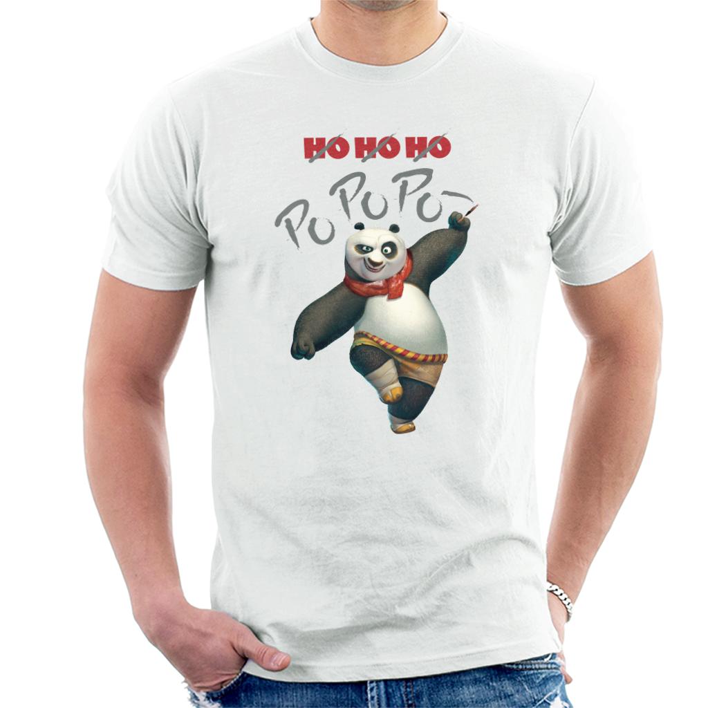 Kung Fu Panda Christmas Ho Ho Ho Po Po Po Men's T-Shirt-ALL + EVERY